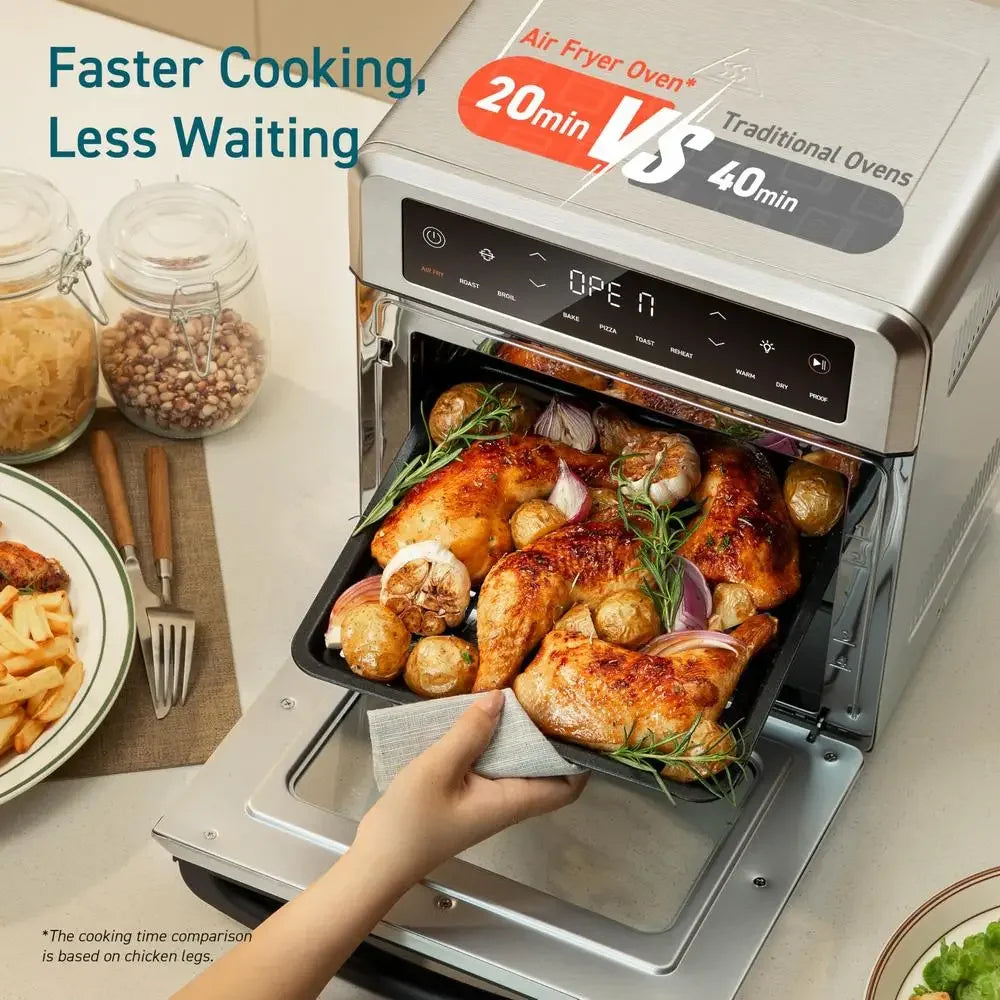 XMSJ 11 In 1 Air Fryer Oven Rotisserie Accessories