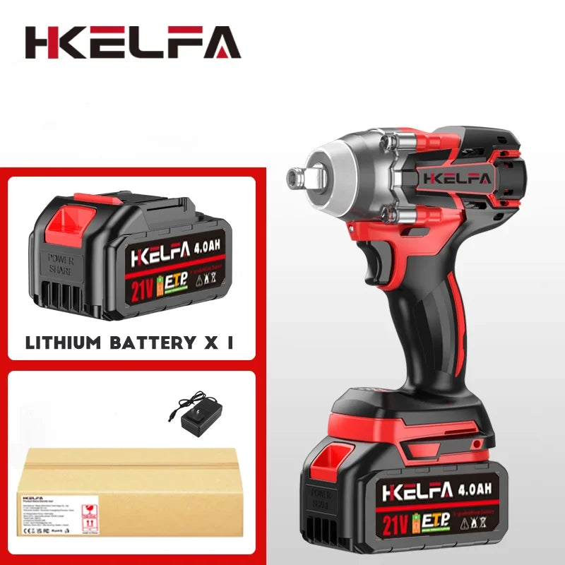 HKELFA MT520 21V Brushless Cordless Impact Wrench 588Nm