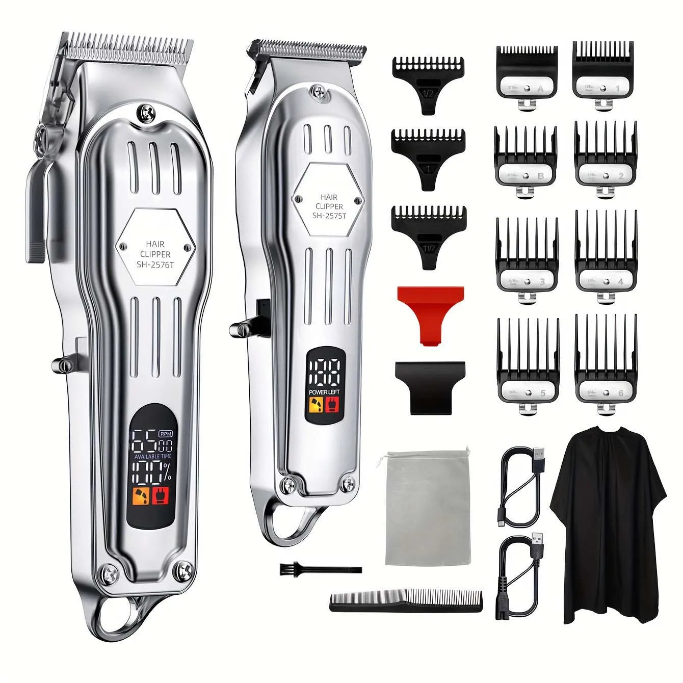 SHUYU Professional Hair Clippers Kit For Men