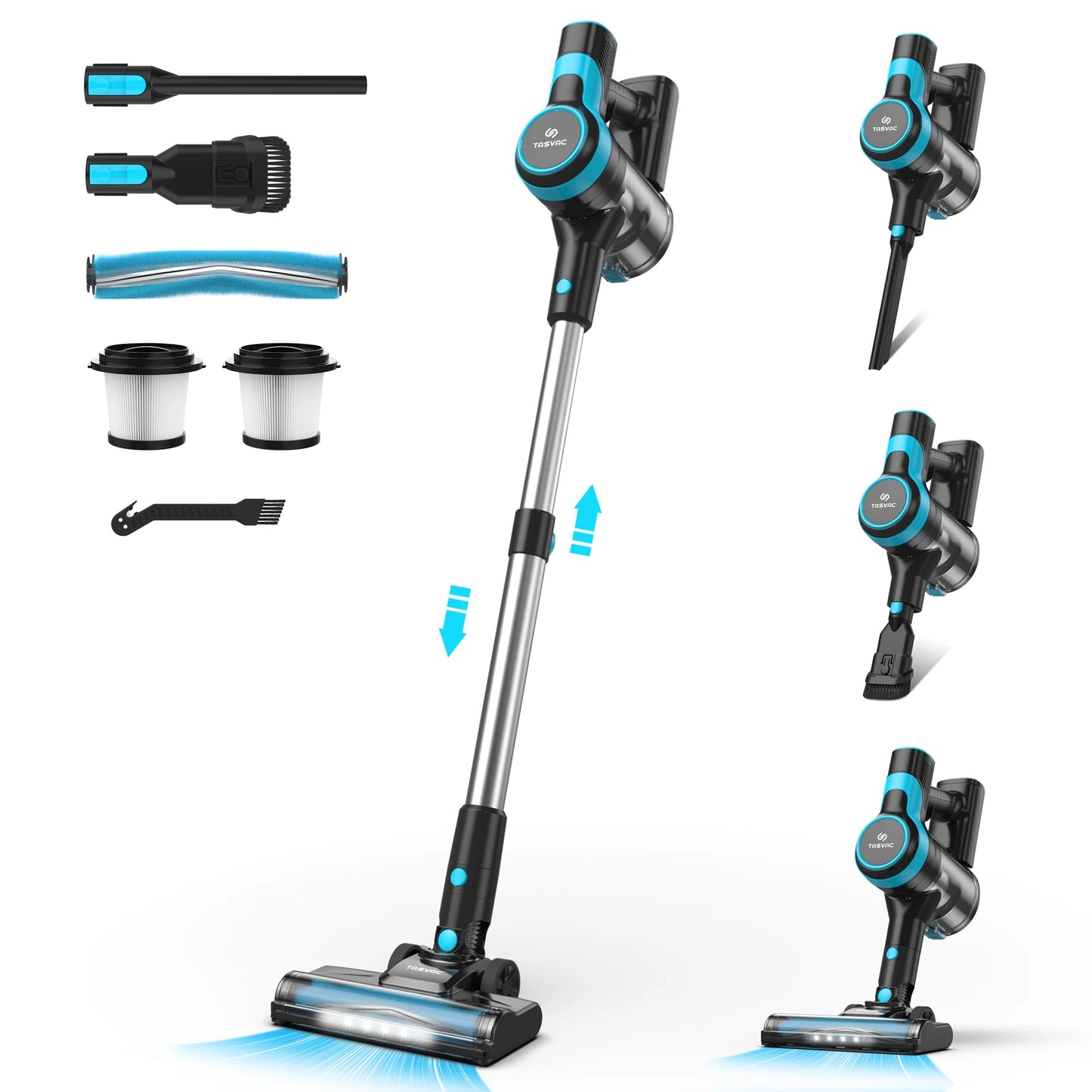 INSE Cordless Vacuum Cleaner 28KPa 6-In-1 Lightweight Handheld Pet Hair