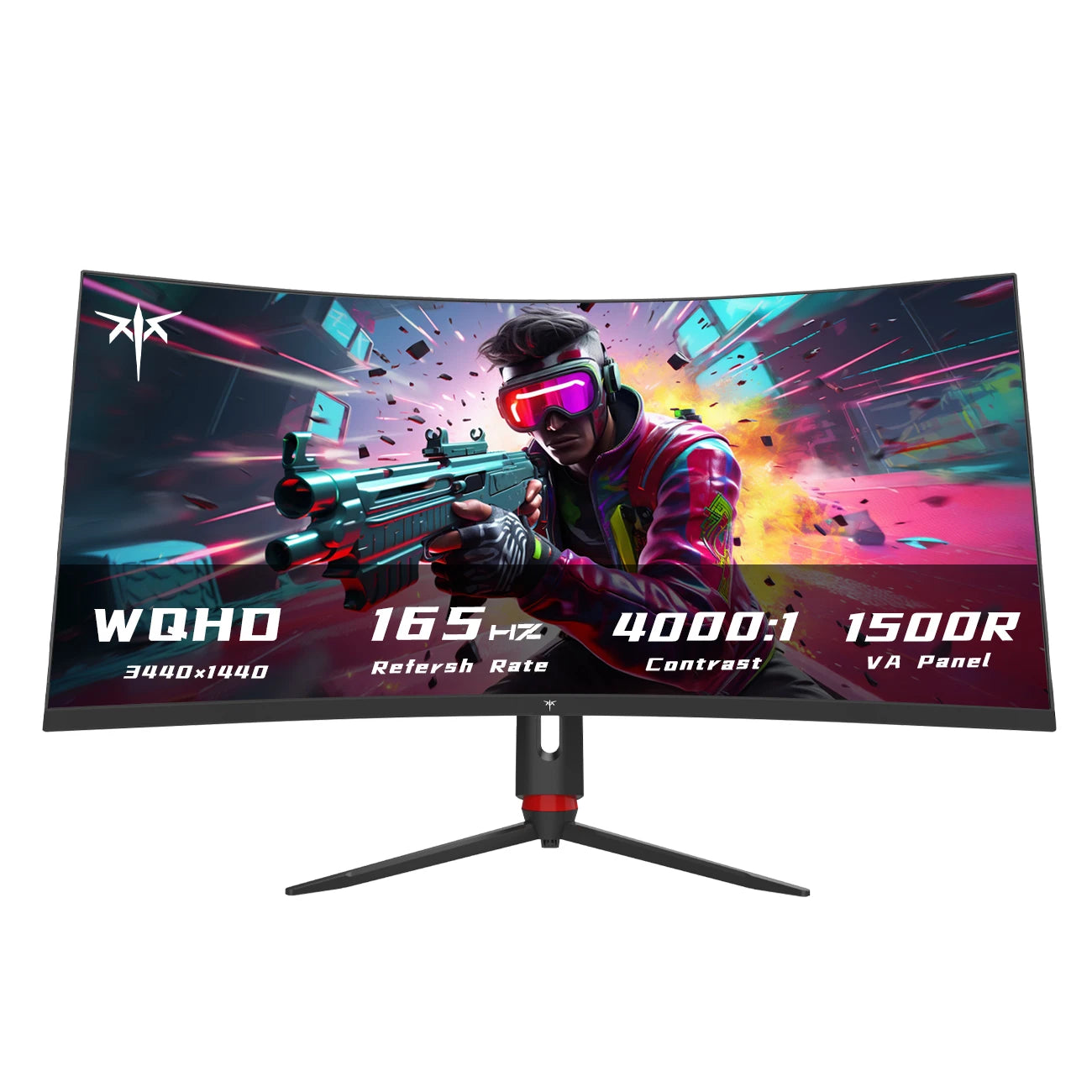 KTC Ultrawide Curved Gaming Monitor Freesync And G Sync Compatible