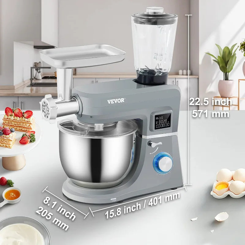 VEVOR Stand Mixer Multifunctional Electric With LCD Display