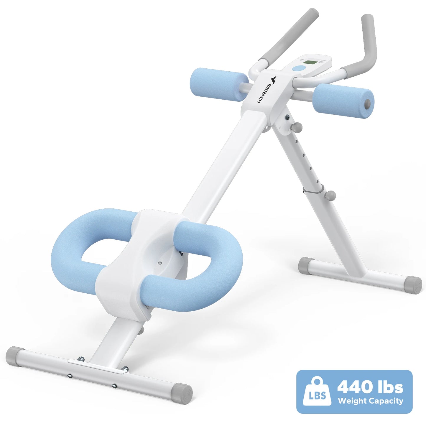 MERACH Abs Machine Adjustable Trainer Foldable For Core And Abs
