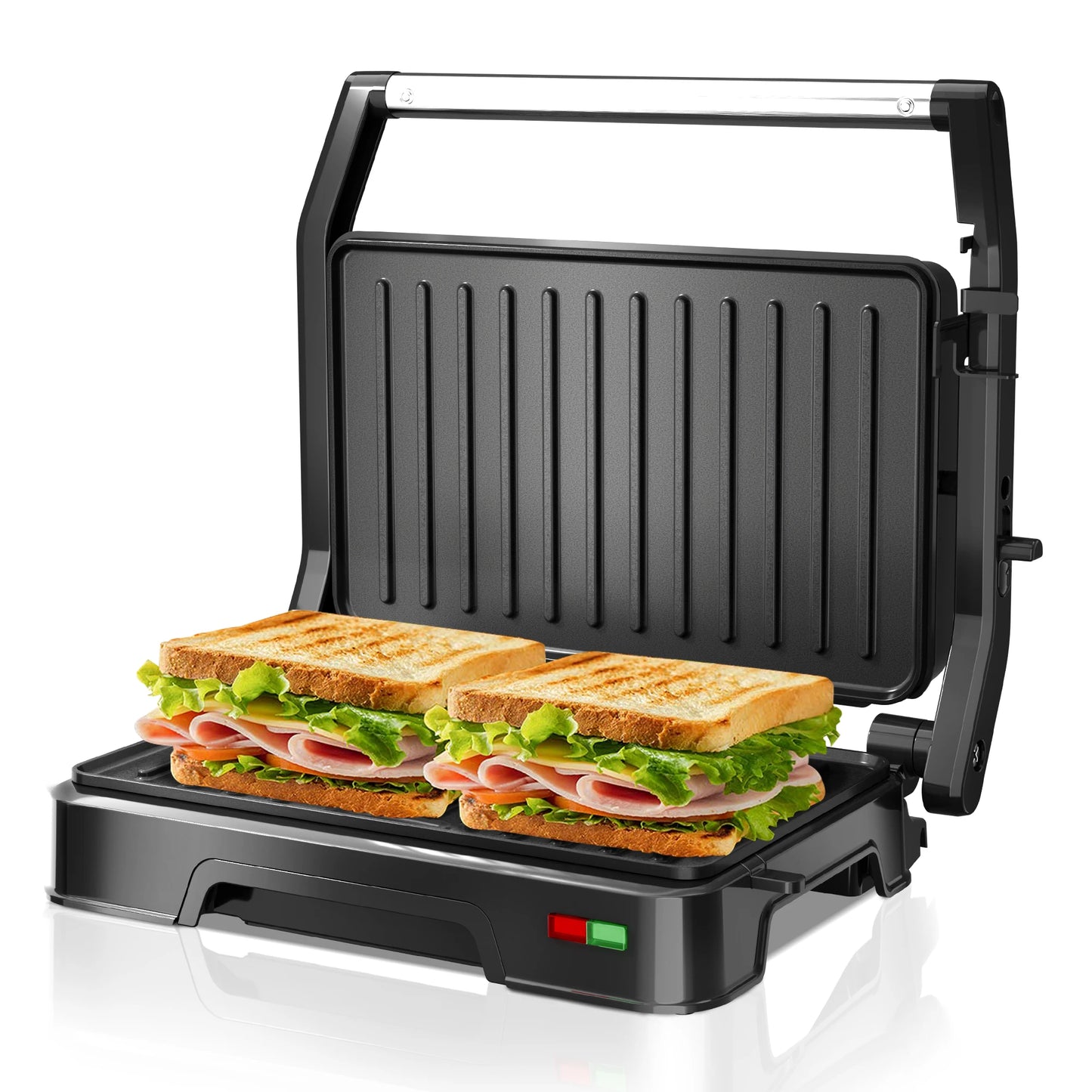 CACHOO Panini Press Sandwich Maker 850W Nonstick Plates