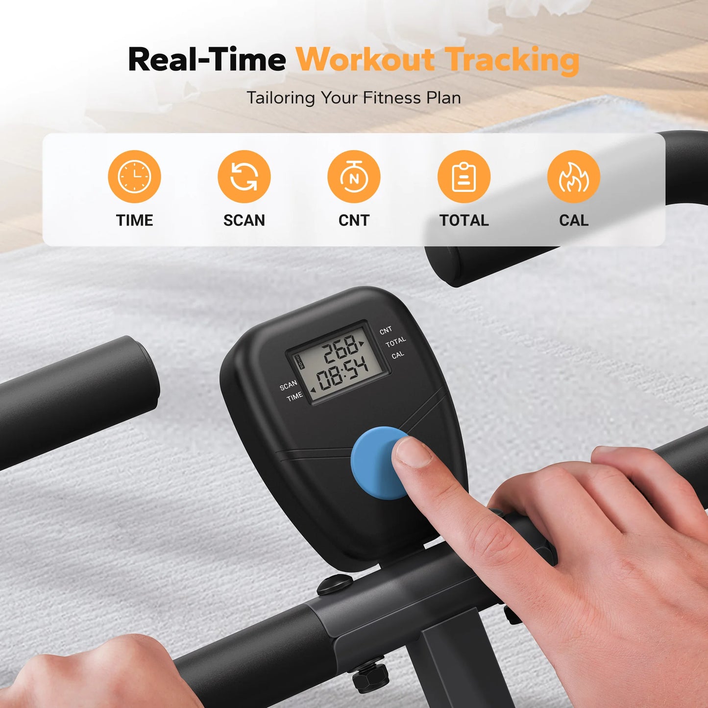 MERACH 2in1 Squat And Rowing Machine For Home Fitness