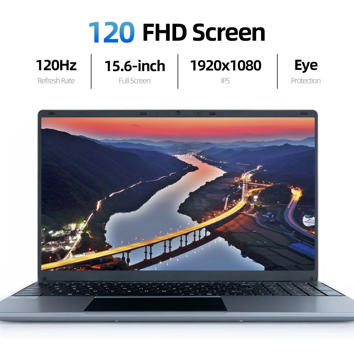 AEEZO Laptop Intel N5095 12GB DDR4 512GB SSD Windows 11