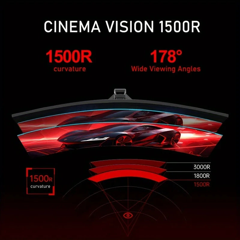Gawfolk Stateoftheart Curved Gaming Monitor Delivers Immersivecinematic 4K Clarity 165Hz