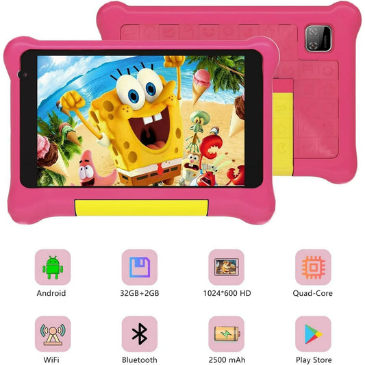 Bestski Kids Tablet Quad Core 5GB RAM 32GB 128GB Expansion