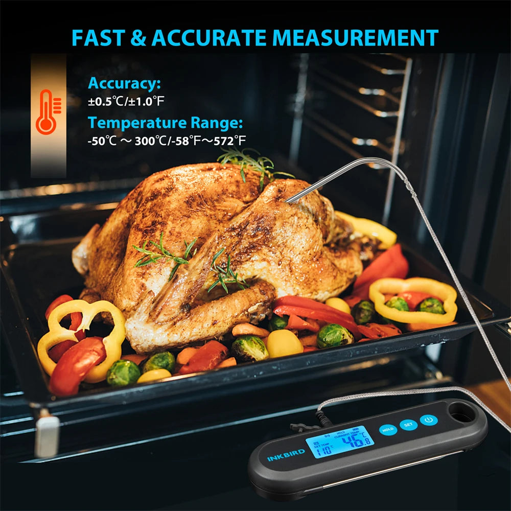 INKBIRD Digital Meat Thermometer IHT-2PB Bluetooth Probes