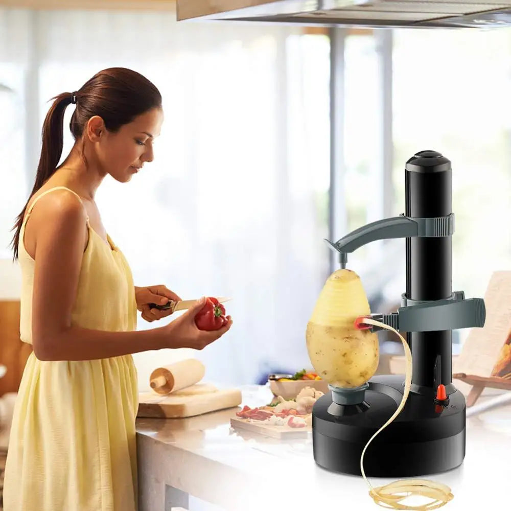 Jianyana Rotating Electric Potato Peeler And Fruit Cutter
