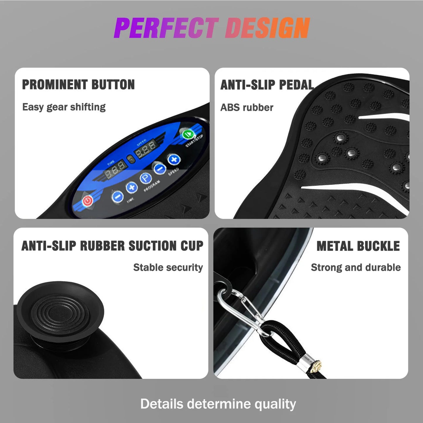 Vibration Plate Exercise Machine Full Body Workout Fat Loss