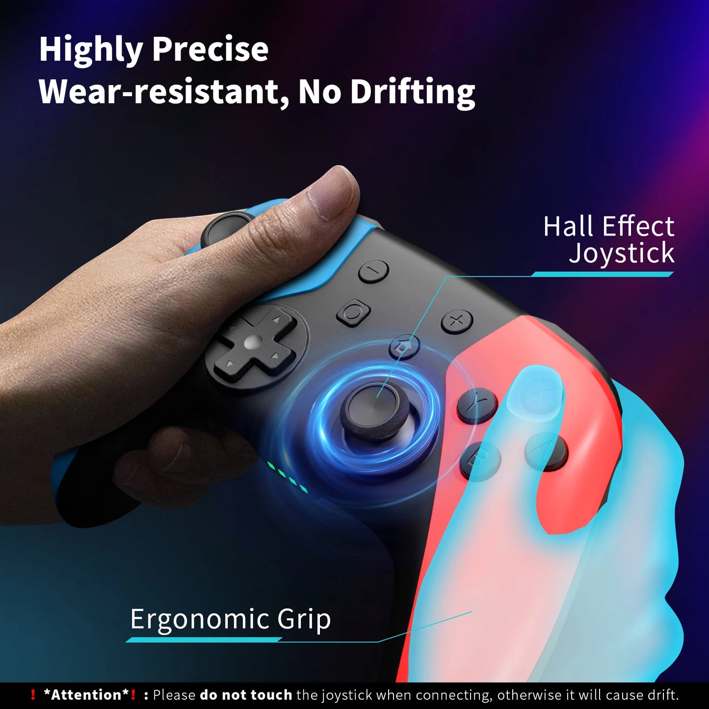 AceGamer Wireless Controller For Switch OLED Lite Joystick