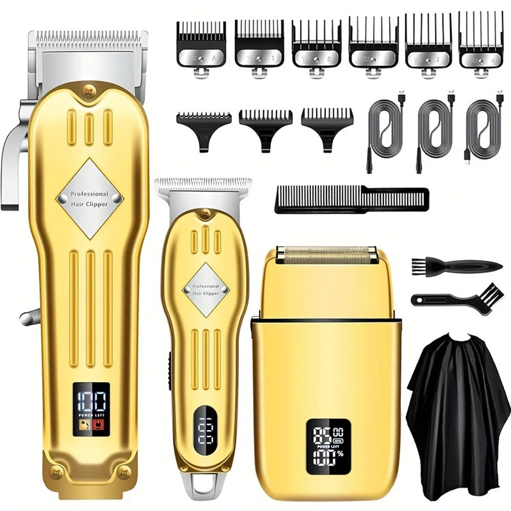 Shuyu 3 In 1 Hair Clipper Grooming Kit With Shaver