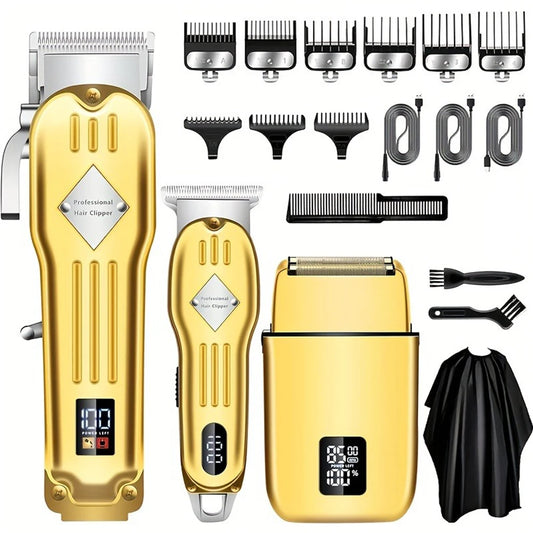 Shuyu 3 In 1 Hair Clipper Grooming Kit With Shaver