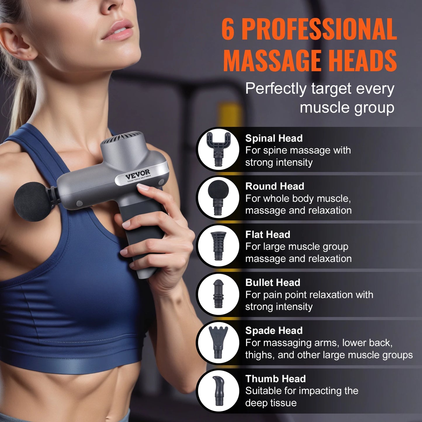 SucceBuy Massage Gun Percussion For Athletes With Five Speed Levels