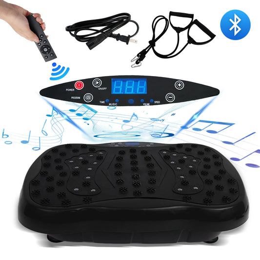 Full Body Vibration Plate Exercise Machine With Bands