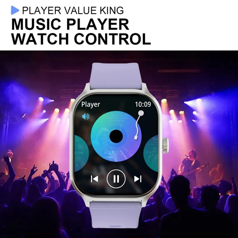 LAXASFIT Smart Watch Bluetooth Call SMS Alerts IP68 Waterproof