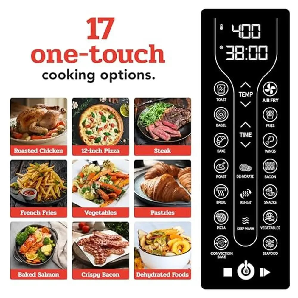 XMSJ 17 Preset Electric Air Fryer Oven Combo 1700W