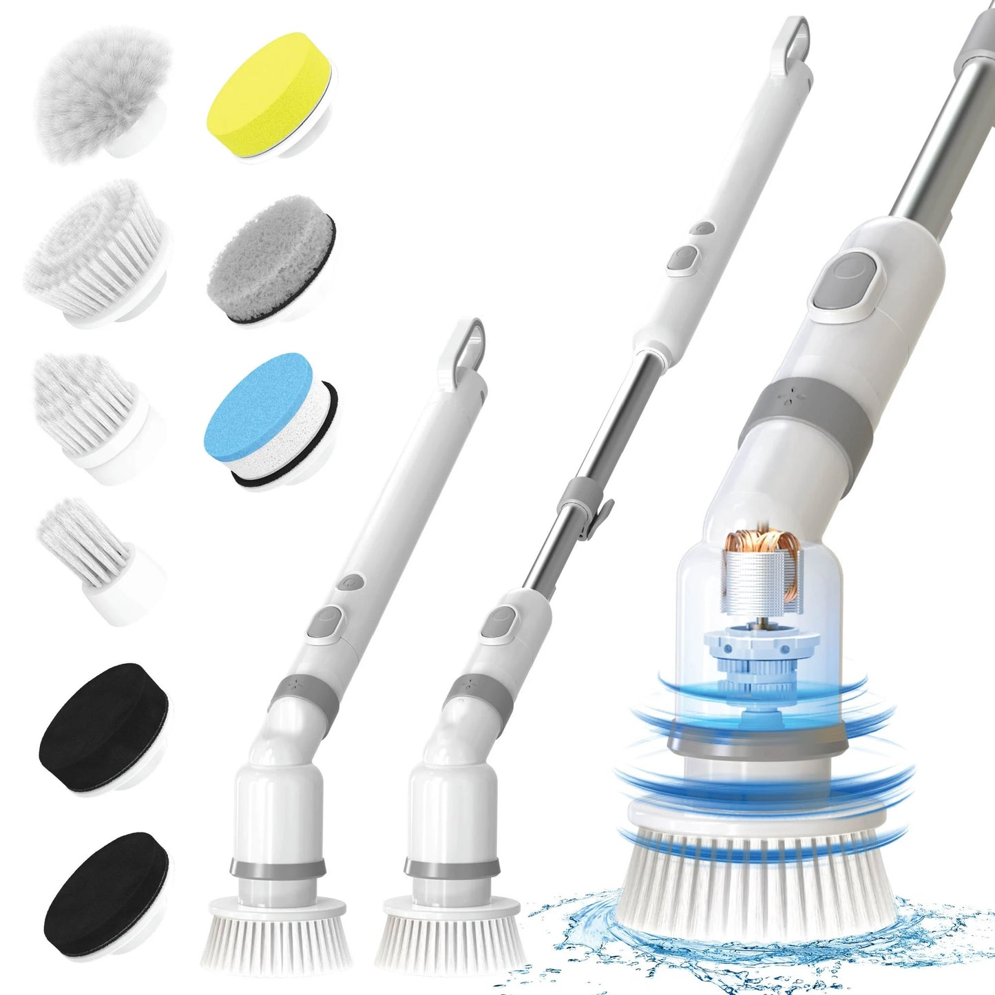Blossom Electric Spin Scrubber 9 in 1 for Bathroom Kitchen