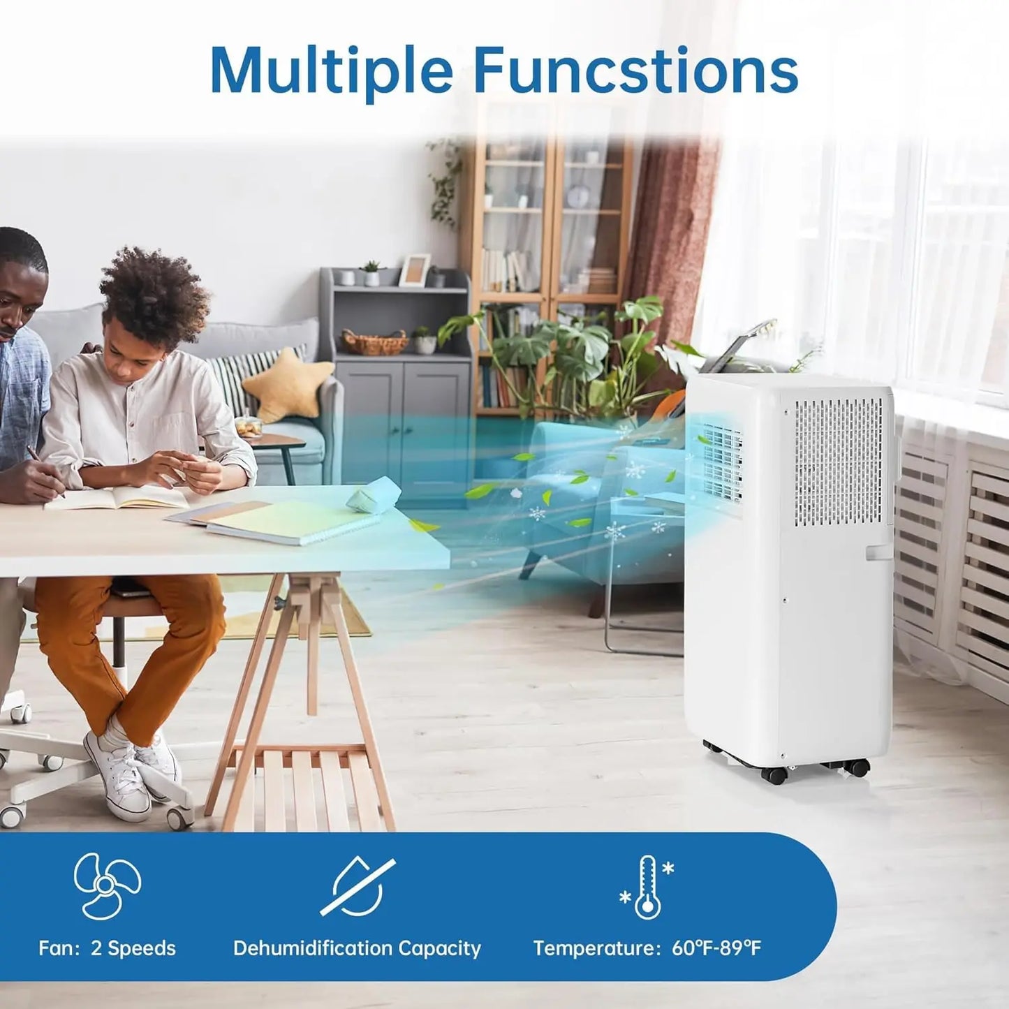 Acekool 10000 BTU Portable Air Conditioner 3 in 1 Unit