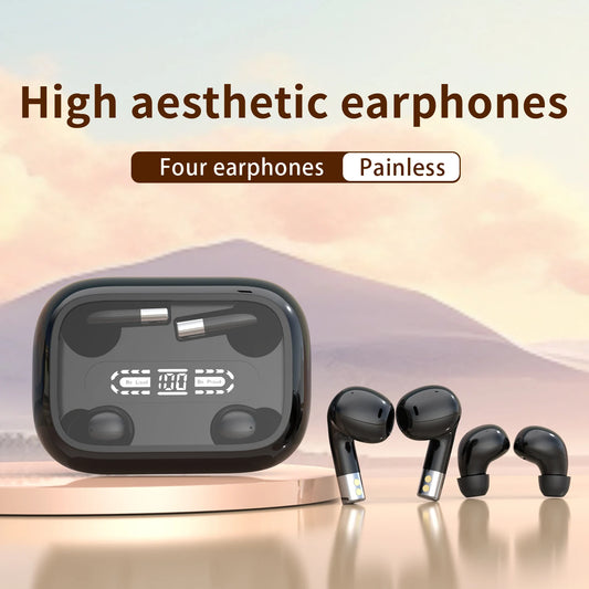 SHUKE 2in1 Bluetooth Earphones Noise Reduction True Wireless