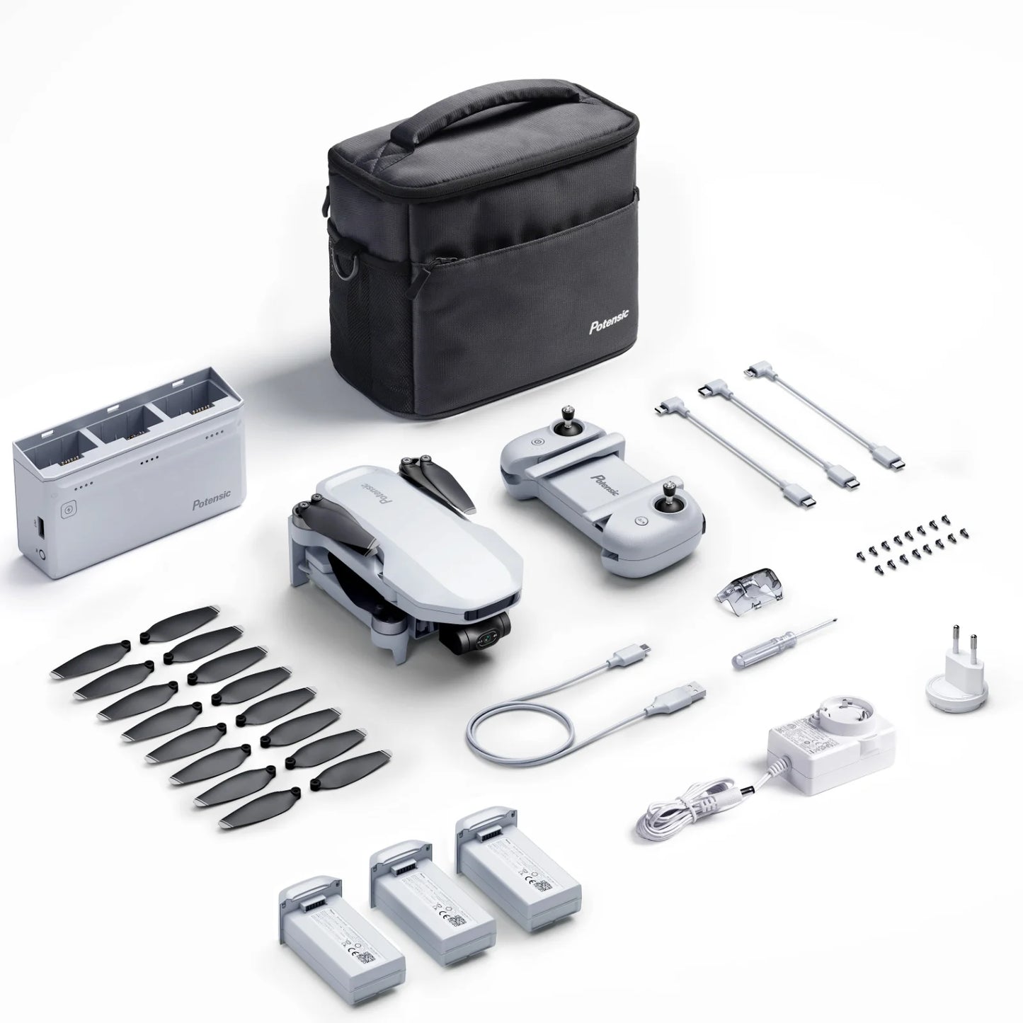 Potensic C0 Drone Three Axis Gimbal 6KM GPS 4K Camera