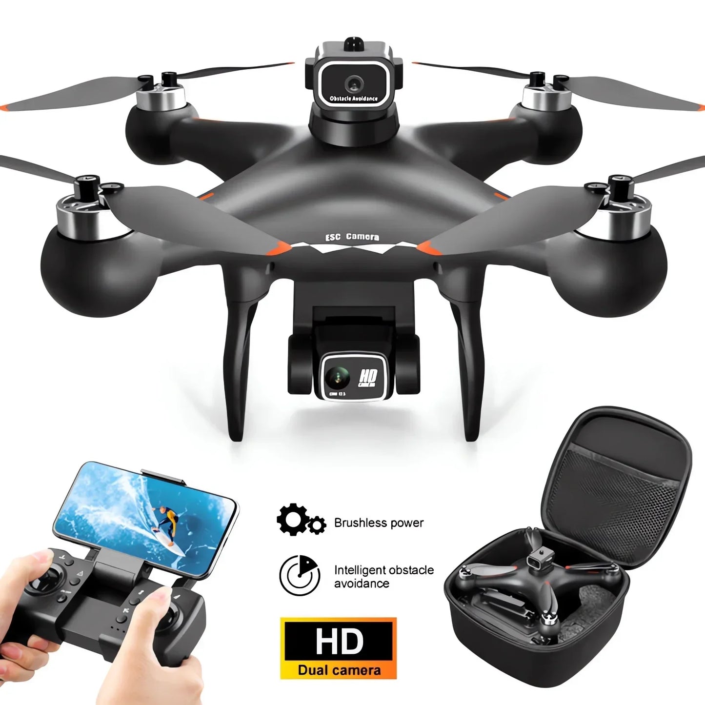 QJ S116 Max Drone Pro 8K Dual Camera Optical Flow Plus