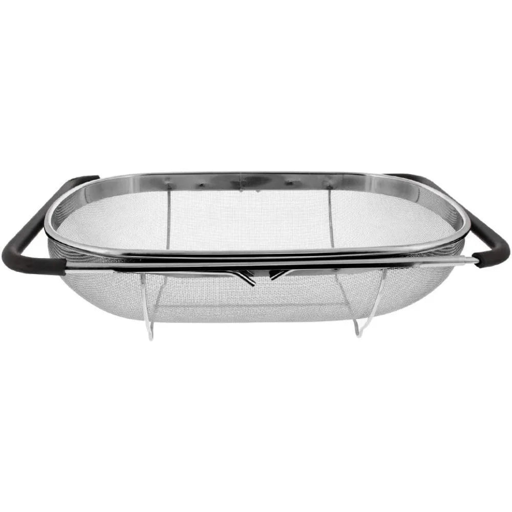 Hign-concerned Stainless Steel Over Sink Colander Basket