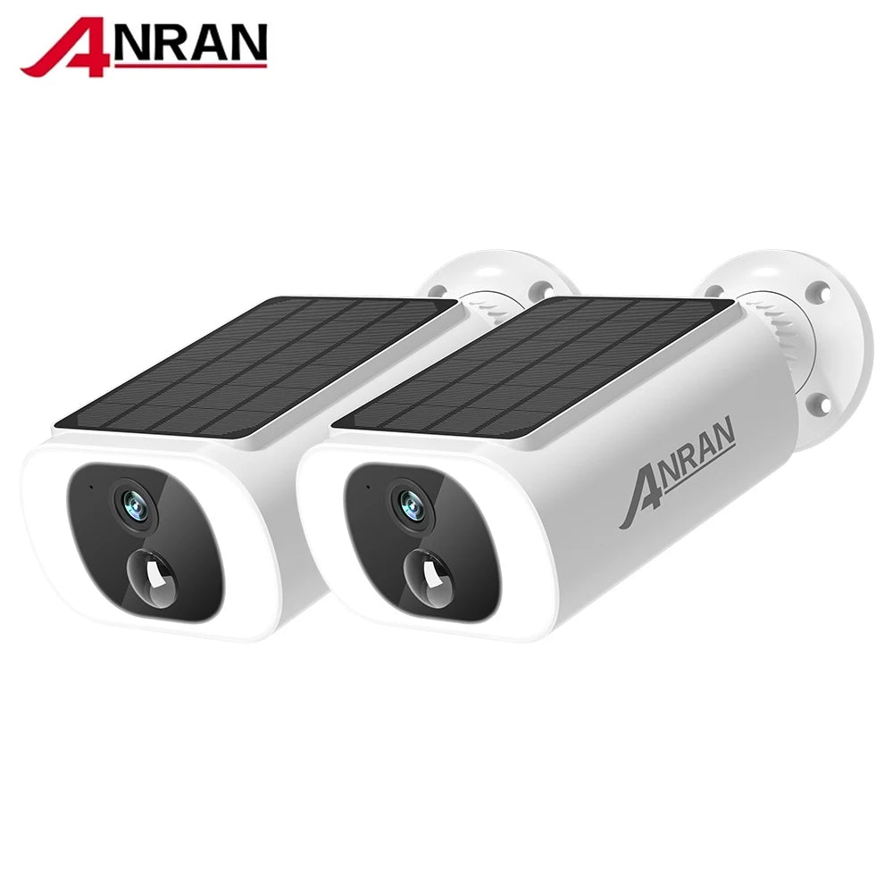 ANRAN Outdoor Wireless Security Camera 3MP Solar Floodlight