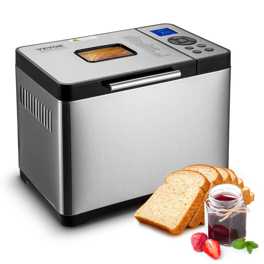 VEVOR 650W Automatic Bread Maker With Gluten Free Setting