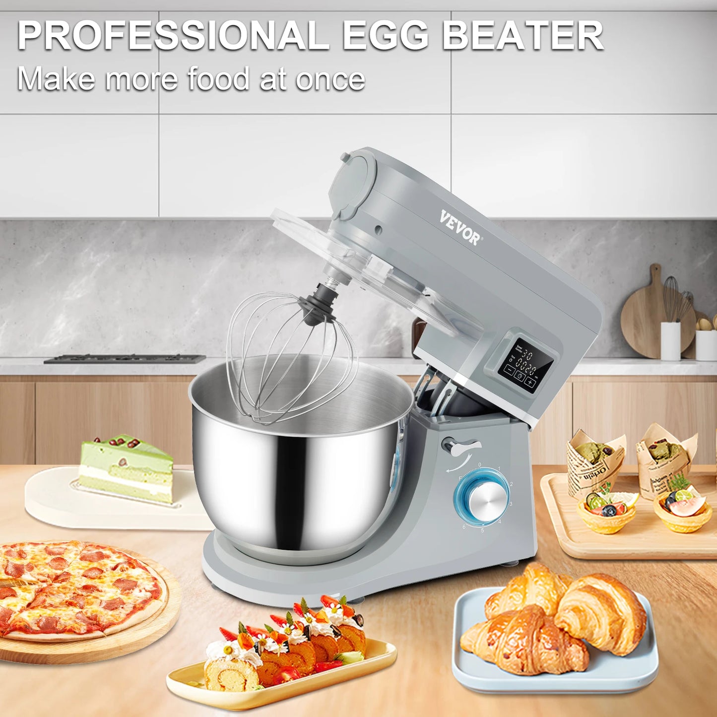 VEVOR 5 in 1 Stand Mixer Multifunctional Electric Mixer