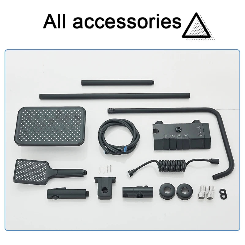 Rozin Smart Digital Shower Faucet Set Dual Control Rainfall