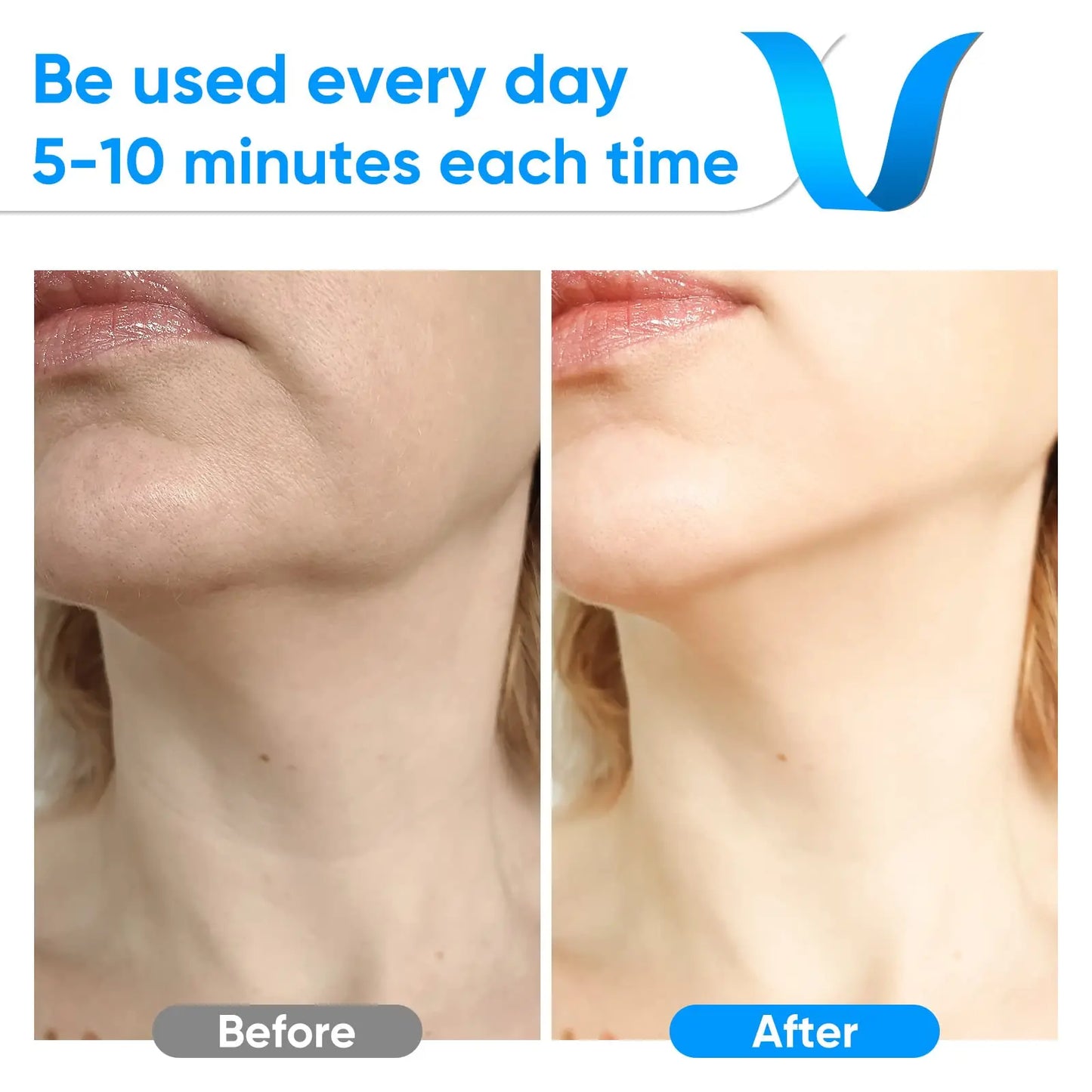 YOSOO Handheld Face Massager 4-In-1 Facial and Neck Beauty Device