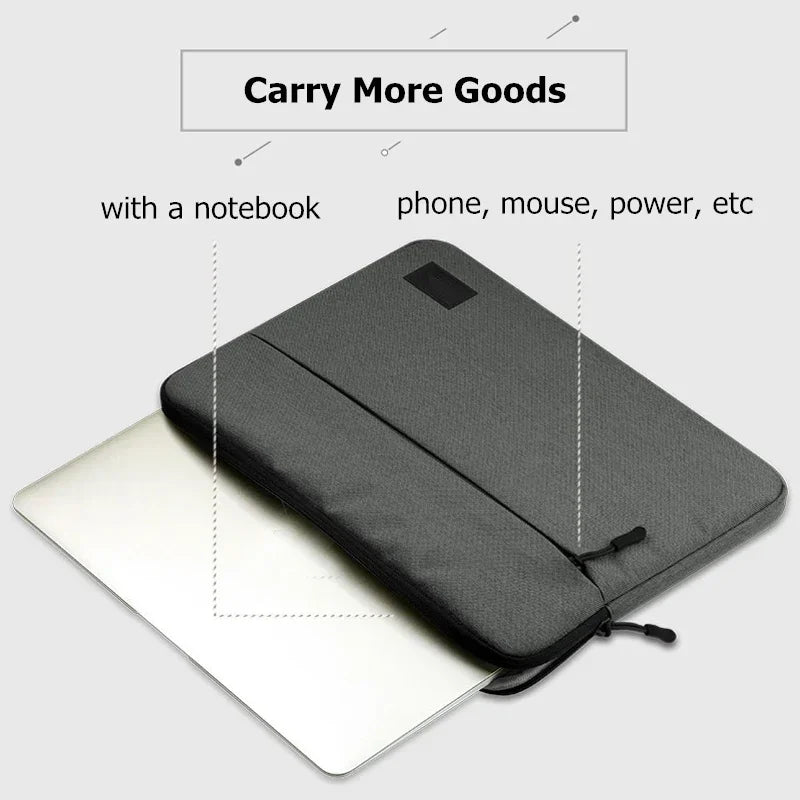 Waterproof Laptop Bag Sleeve 11 12 13 14 15 15.6 16 Inch Case For MacBook Air Pro Xiaomi HP Dell Acer Notebook Computer Case