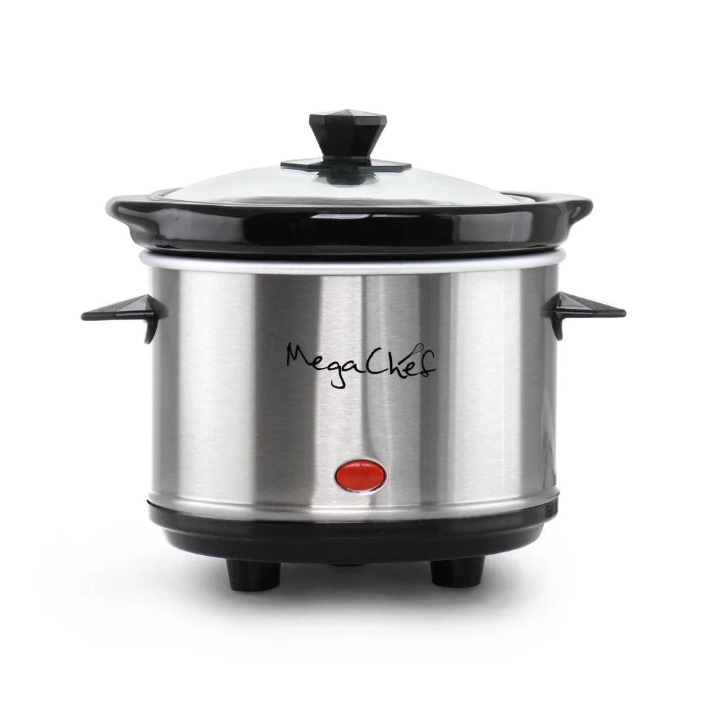 XMSJ Slow Cooker With Removable Ceramic Crock And Warmer