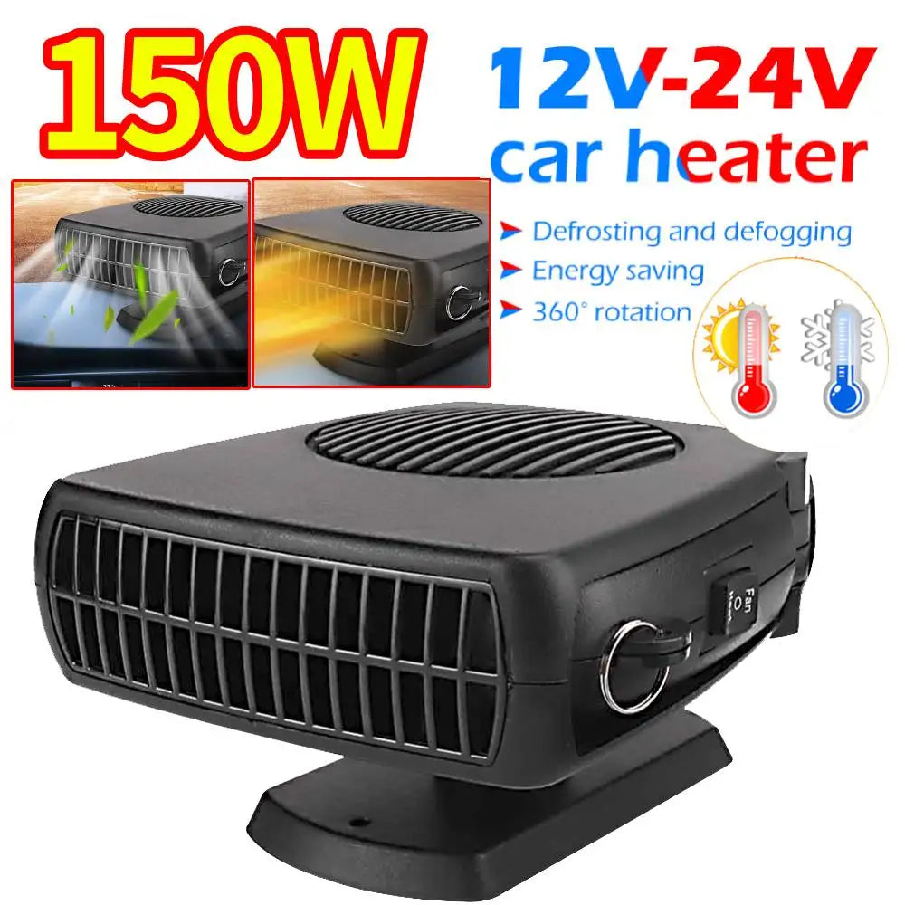 West Biking 150W Windshield Defroster for 12V 24V Vehicles