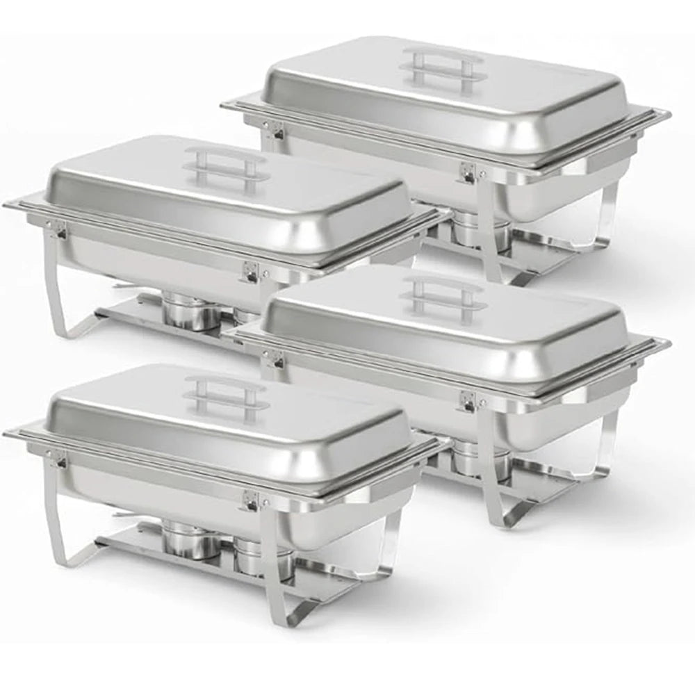 Dinnerware Chafing Dish Buffet Set Electric Stainless Steel Food Warmer for Parties