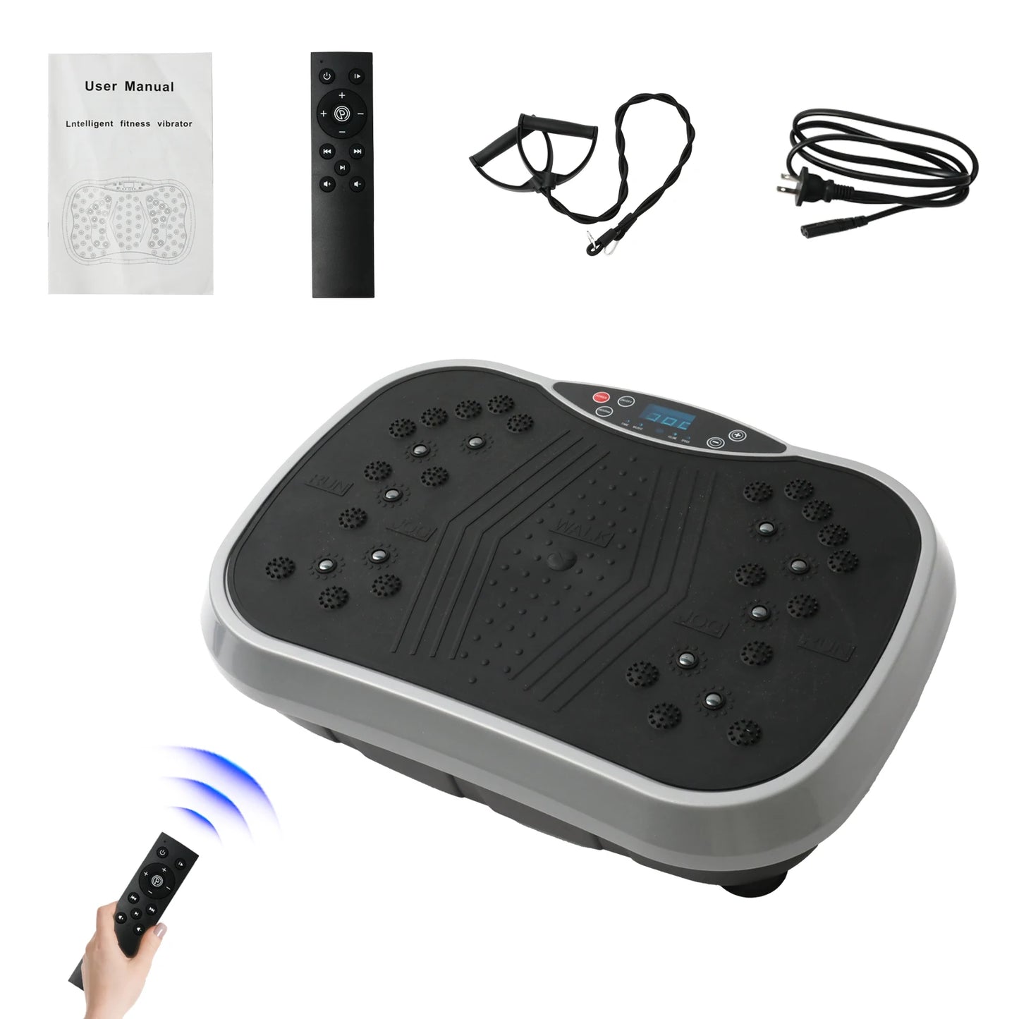 H Vibration Plate Exercise Machine Home Fat Burning Shaping