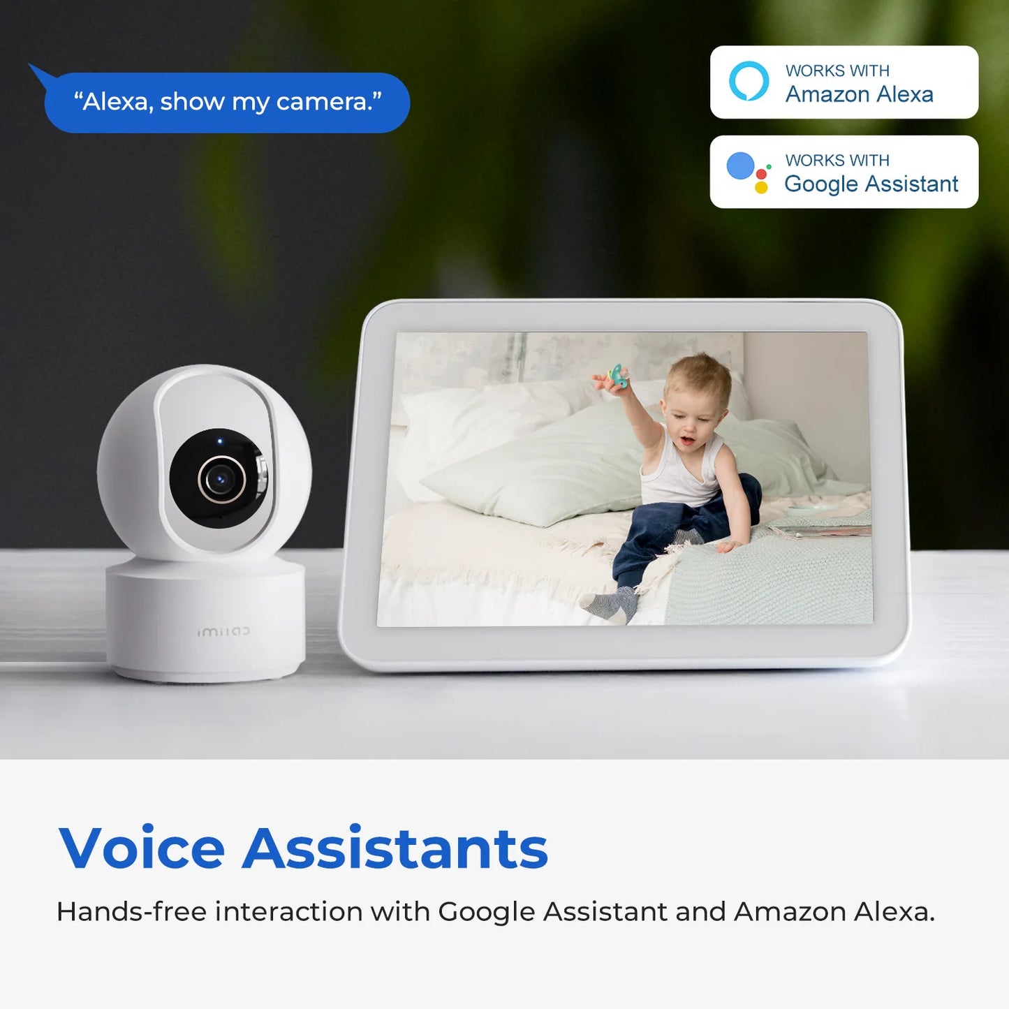 IMILAB WiFi 6 Indoor Baby Monitor With AI Night Vision