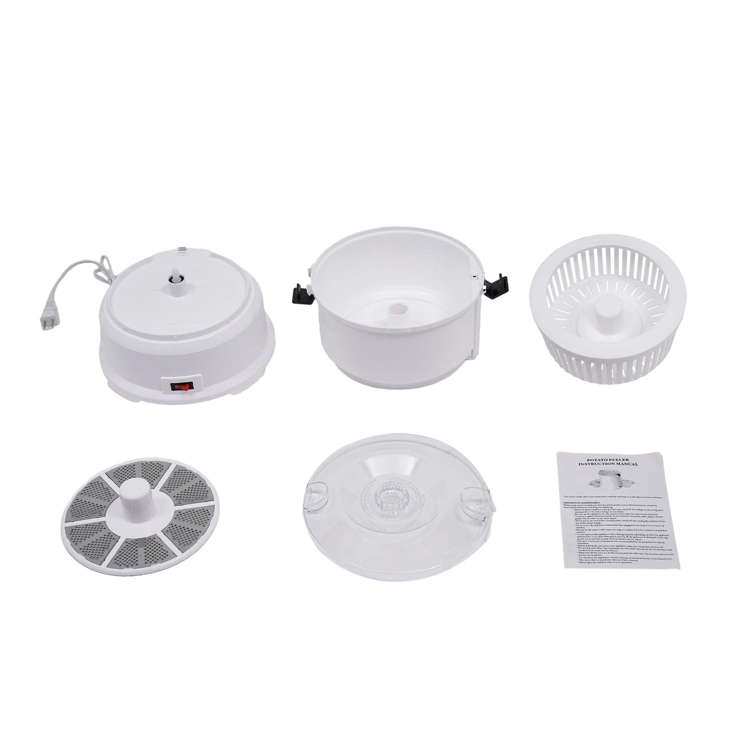 85W Electric Potato Peeler One Button Drive For Kitchens