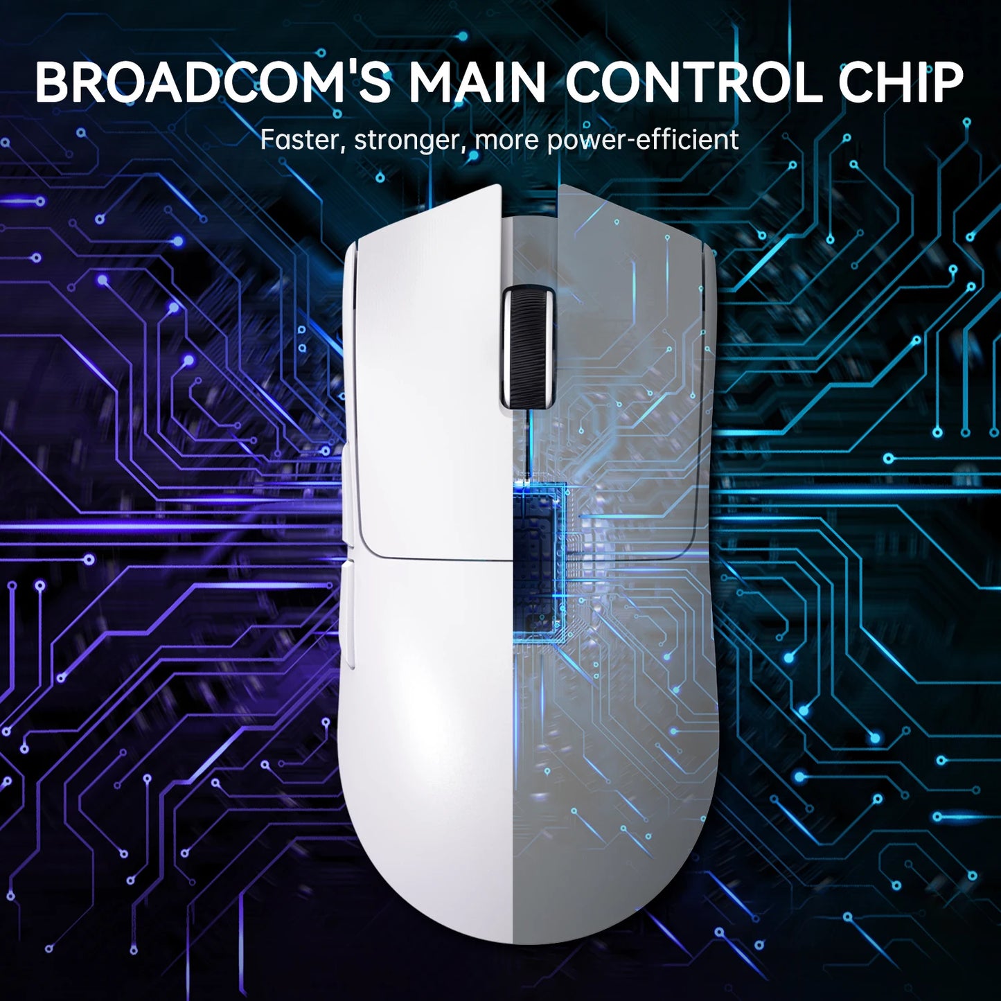 ATTACK SHARK X11 Lightweight Wireless Gaming Mouse with RGB Backlight Charging, Up to 22K DPI, PAW3311 Optical Sensor, HUYU Swit