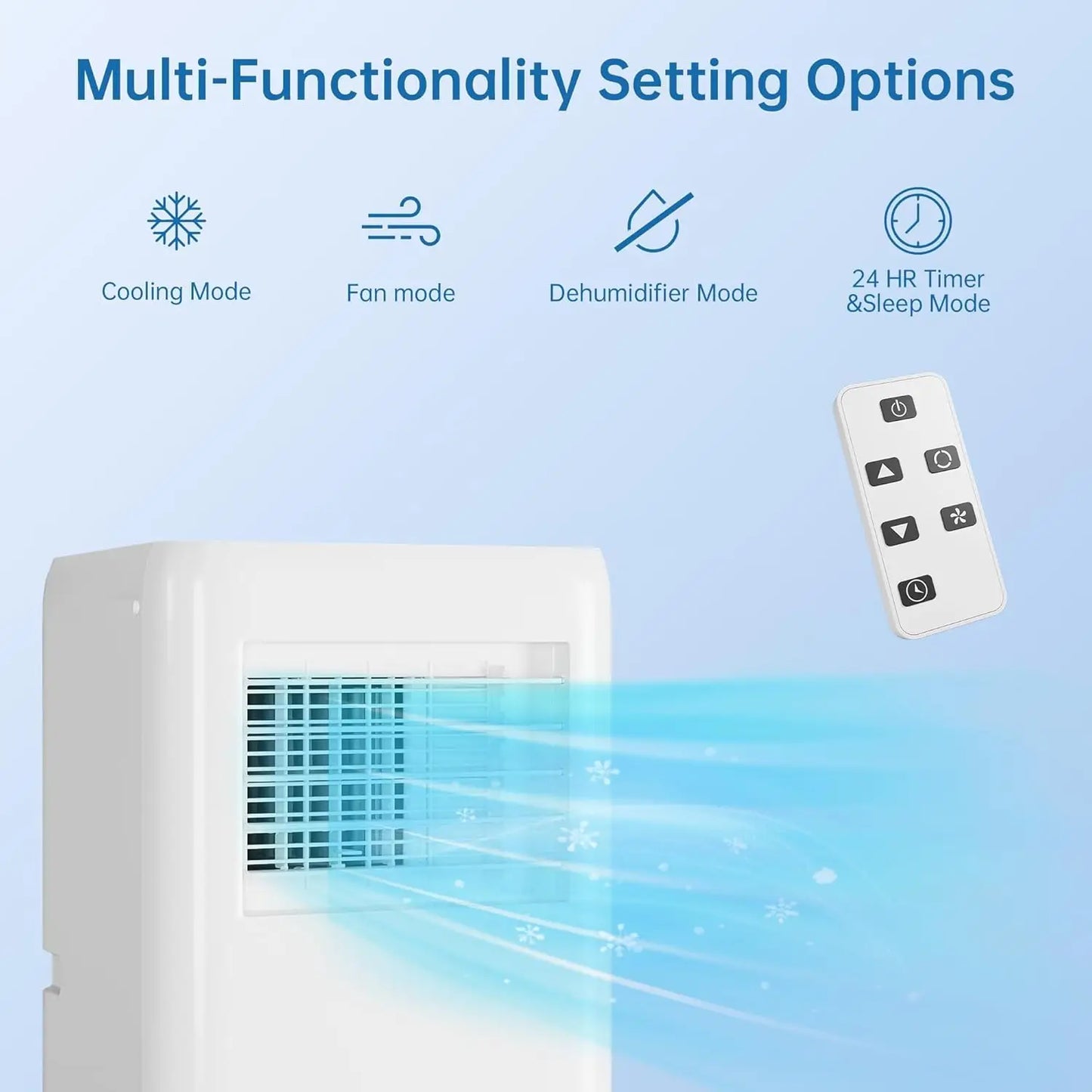 Acekool 10000 BTU Portable Air Conditioner 3 in 1 Unit