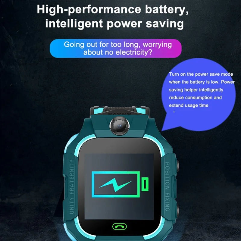 Z6 Kids SOS Smart Watch IP67 Waterproof SIM Card Children GPS Tracker Anti-lost Smart Wristband For IOS Android PK Q12 Q50