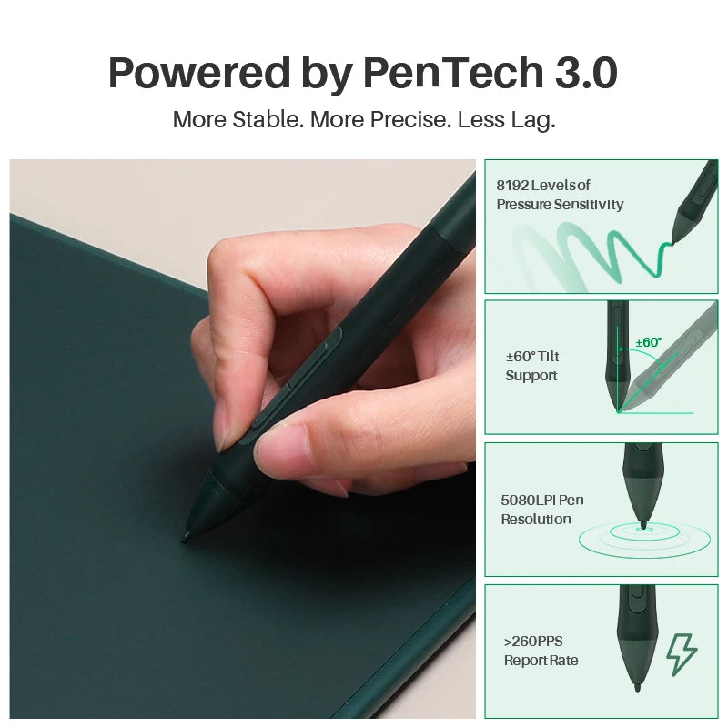 Huion Inspiroy 2 M H951P Graphics Tablet With PenTech 3.0