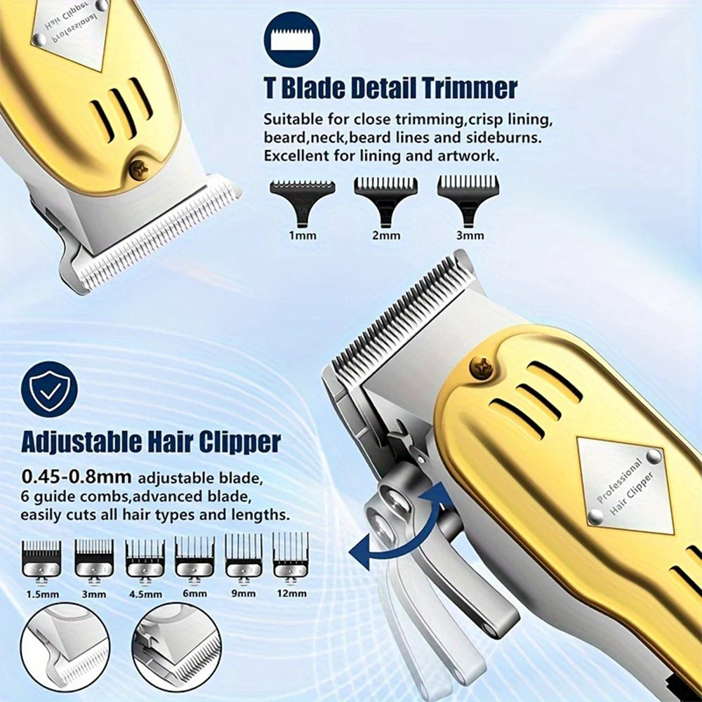 Shuyu 3 In 1 Hair Clipper Grooming Kit With Shaver
