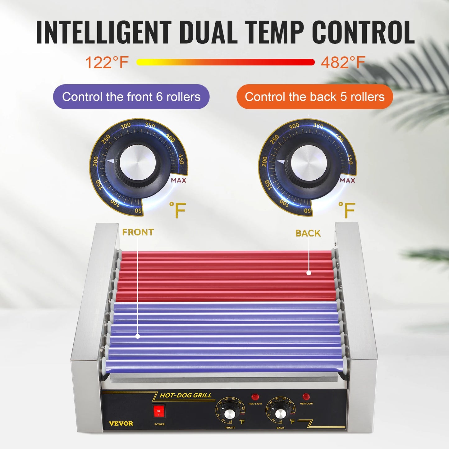 SucceBuy Hot Dog Roller Sausage Maker 5 7 11 Rods Pro