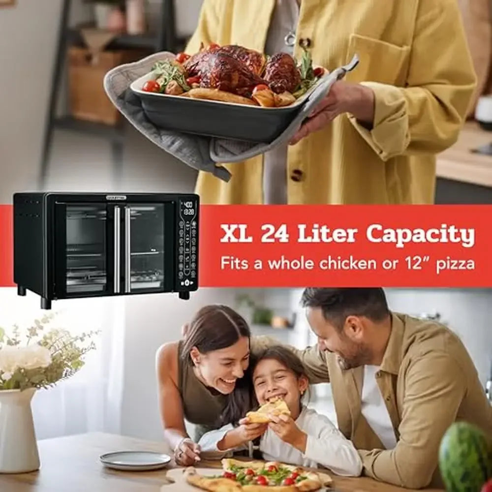 XMSJ 17 Preset Electric Air Fryer Oven Combo 1700W