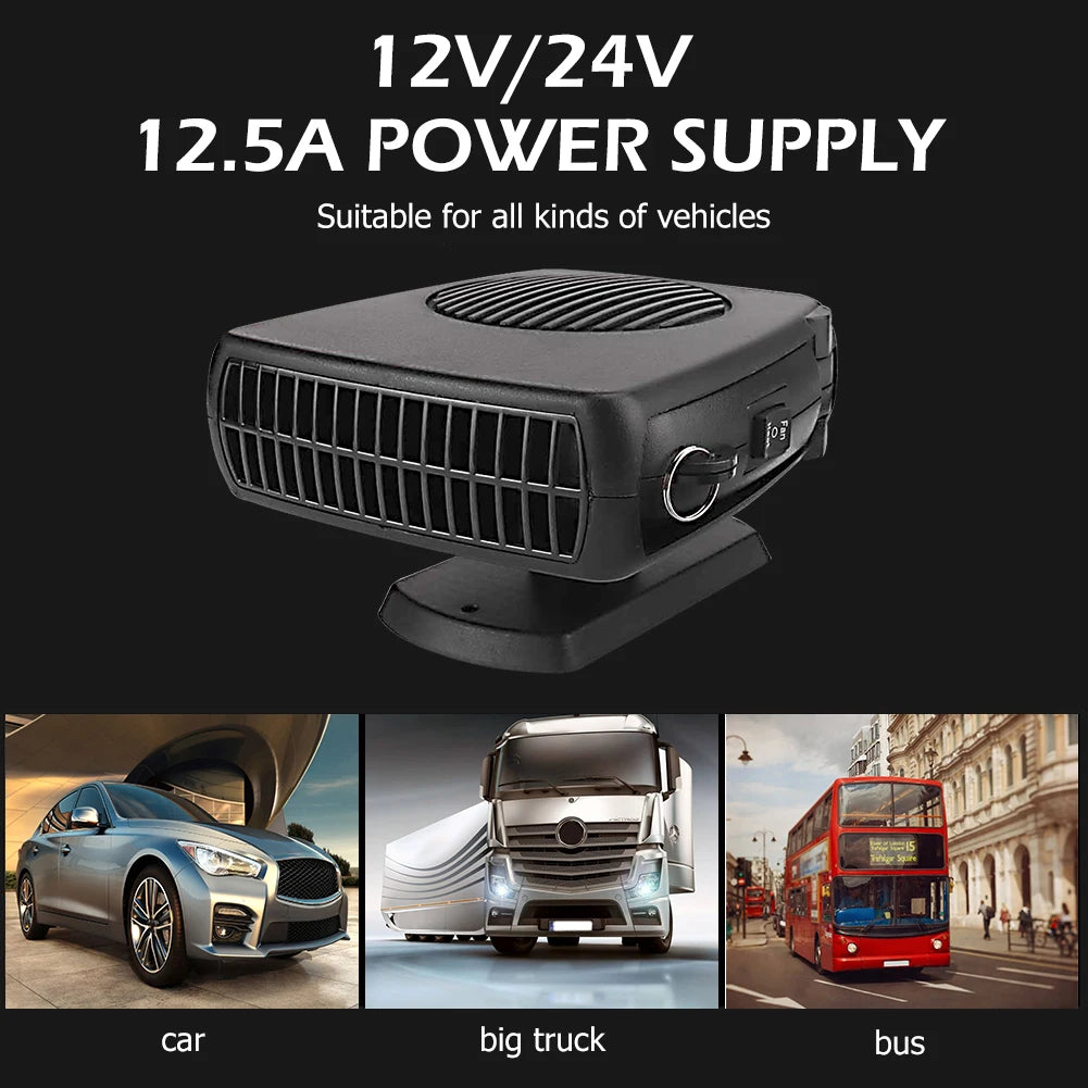 West Biking 150W Windshield Defroster for 12V 24V Vehicles