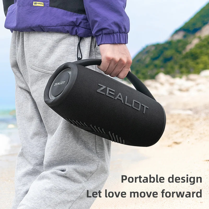 Zealot S97 80W Bluetooth Speaker Portable RGB Light Waterproof