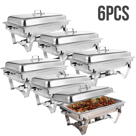 Dinnerware Chafing Dish Buffet Set Electric Stainless Steel Food Warmer for Parties